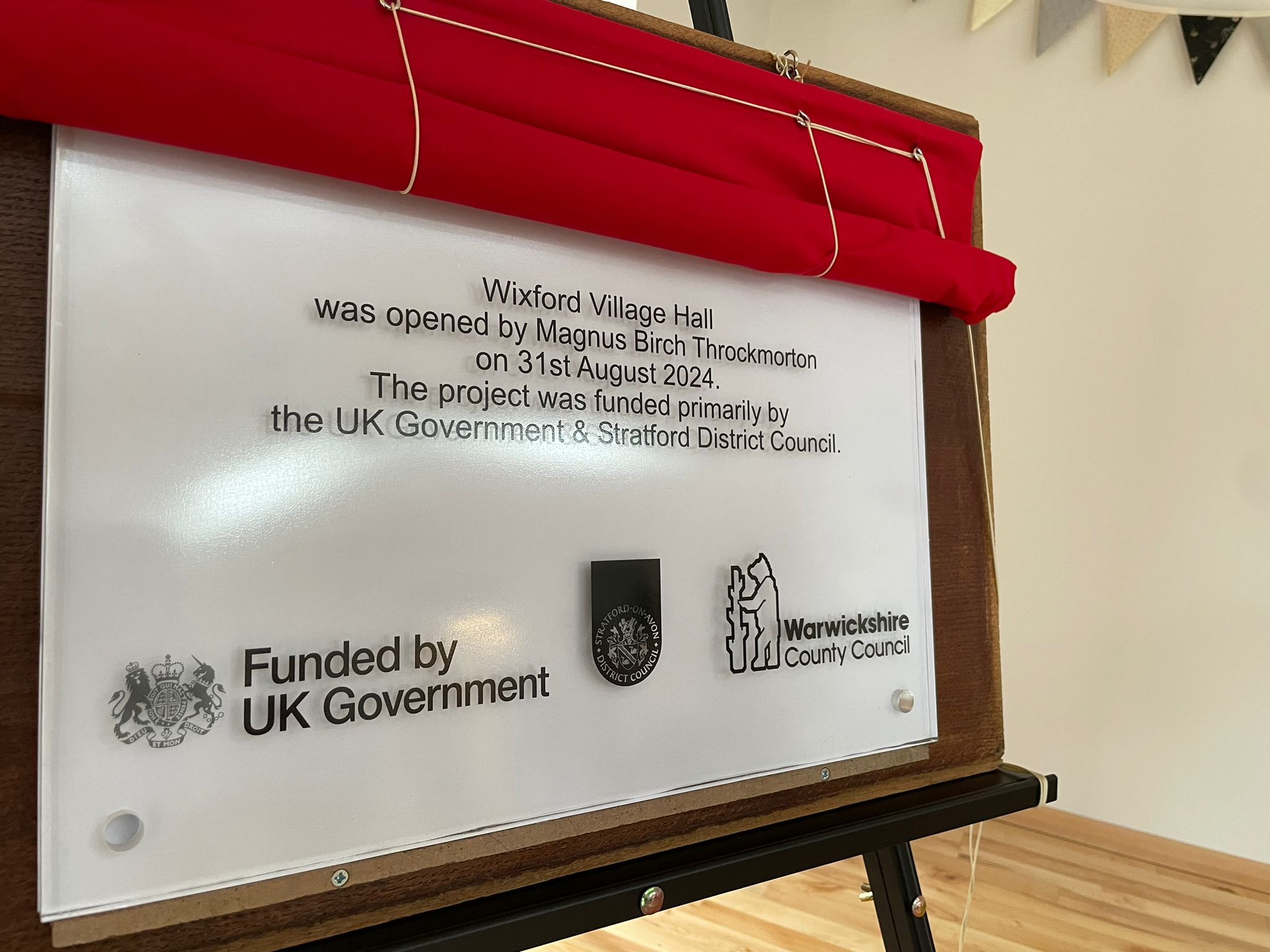 Opening Ceremony and unveiling of the Donors Board