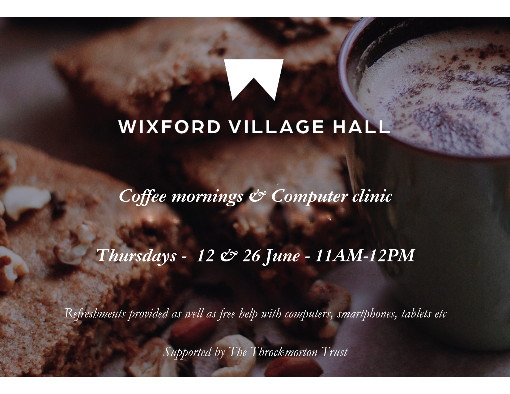 June Coffee Mornings and Computer Clinic