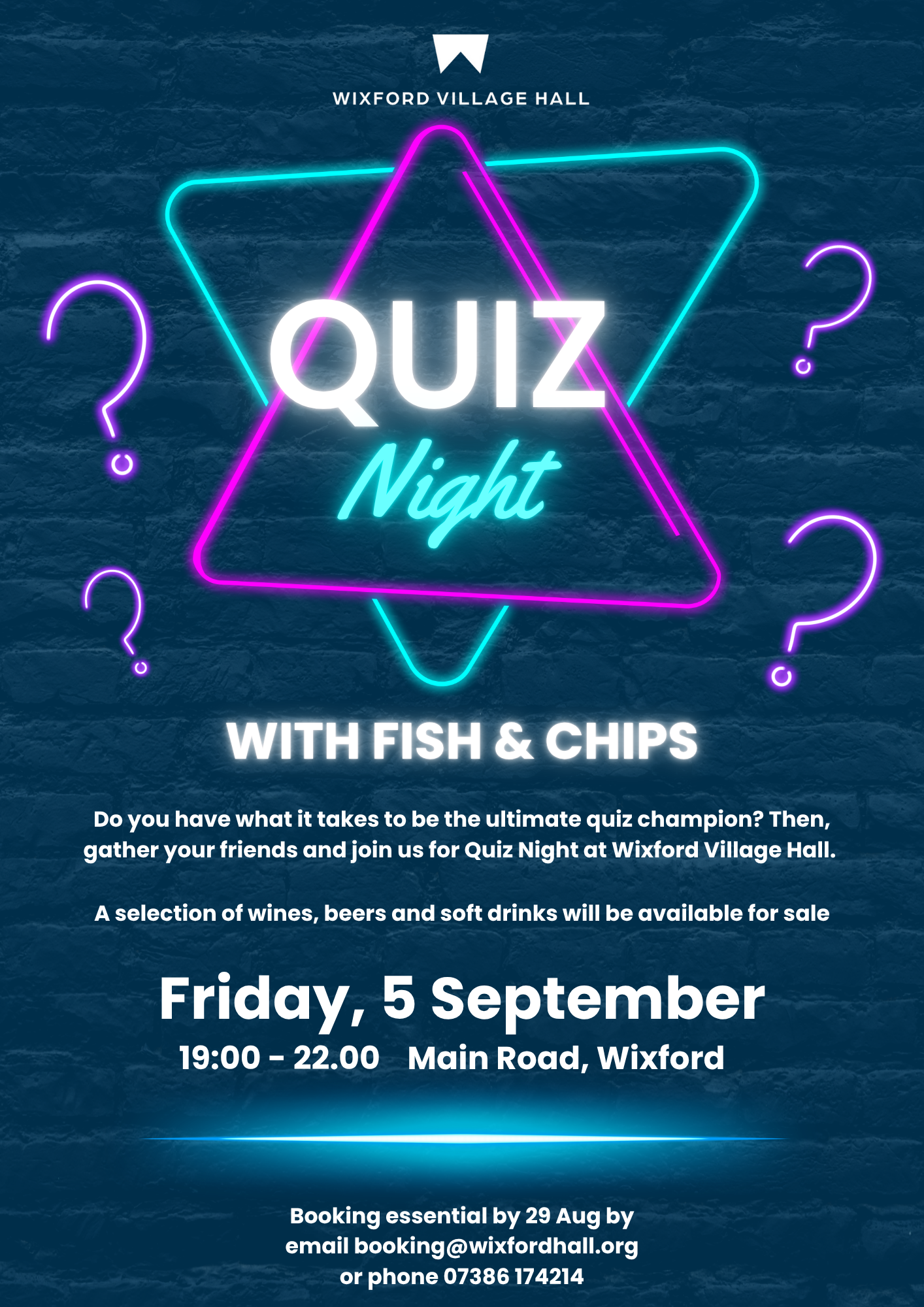 Quiz night with Fish and Chips