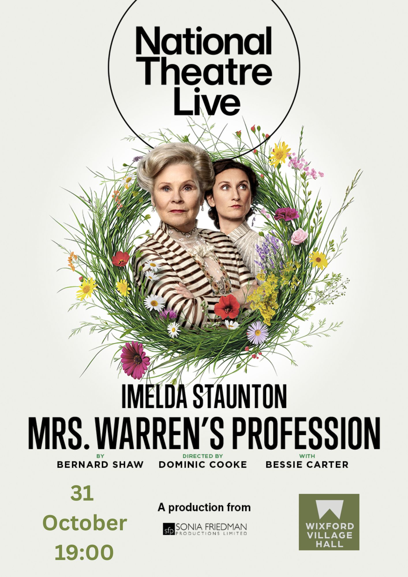 The National Theatre in October – Mrs. Warren’s Profession